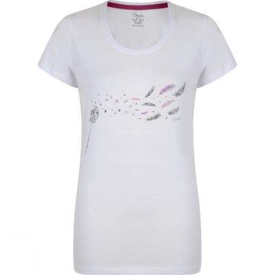 Dare 2 b Feathery - Női Póló - Fehér (Magyarország CLA509483)